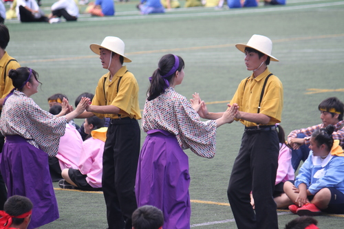徳島市立高等学校 市高祭 体育祭 １１ フォークダンス