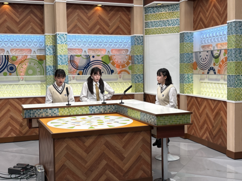 収録スタジオで